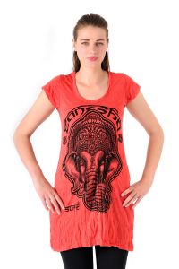Šaty Sure mini krátký rukáv Ganesh červené | M, XL