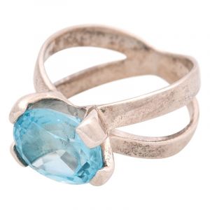 Stříbrný prsten s Sky Blue topazem Ag 5,9 g | SoNo spol. s r.o.
