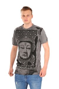 Pánské tričko Sure Buddha šedé | SoNo spol. s r.o.