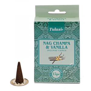 Tulasi Nag Champa Vanilla indické vonné františky 15 ks