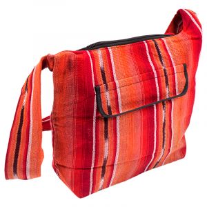 Bavlněná taška přes rameno tkaná barevná 25 x 35 cm A | SoNo spol. s r.o.