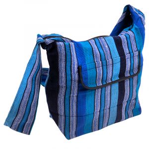 Bavlněná taška přes rameno tkaná barevná 25 x 35 cm B | SoNo spol. s r.o.