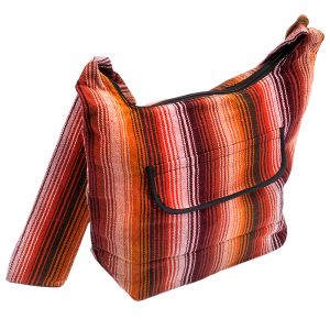 Bavlněná taška přes rameno tkaná barevná 25 x 35 cm C | SoNo spol. s r.o.