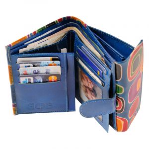 Dámská kožená peněženka Envelope Colours modrá | SoNo spol. s r.o.