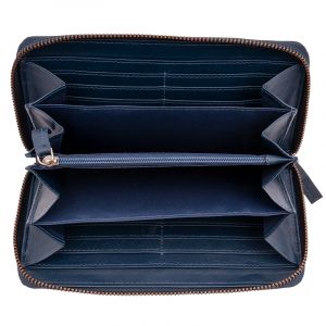 Luxusní dámská kožená peněženka Symmetry navy modrá | SoNo spol. s r.o.