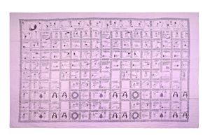 Velký bavlněný šátek Yoga 180 x 110 cm fialový | SoNo spol. s r.o.