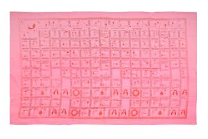 Velký bavlněný šátek Yoga 180 x 110 cm růžový | SoNo spol. s r.o.
