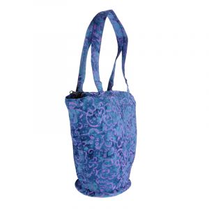 BOB Batik, dámská, batikovaná taška Disco tmavě modrá 35 x 40 cm | SoNo spol. s r.o.