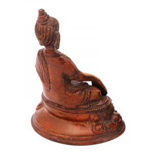 Kovová soška Buddha 9,5 cm patina hnědá mosaz | SoNo spol. s r.o.
