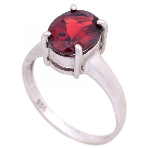 ShopBOB stříbrný prsten s granátem Ag 2,6 g | SoNo spol. s r.o.