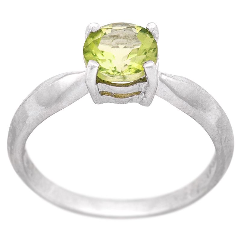 Stříbrný prsten s olivínem Ag 3,1 g | SoNo spol. s r.o.