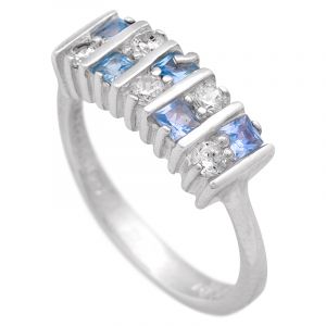 ShopBOB stříbrný prsten se zirkony Ag 4,1 g | SoNo spol. s r.o.