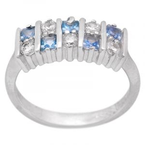 ShopBOB stříbrný prsten se zirkony Ag 4,1 g - 55 | SoNo spol. s r.o.