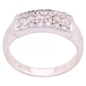 ShopBOB stříbrný prsten se zirkony Ag 4,3 g - 60 | SoNo spol. s r.o.