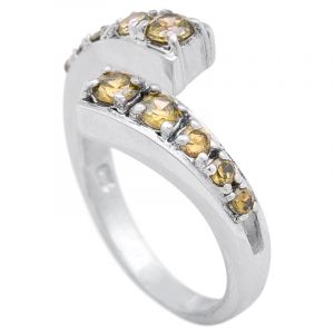 ShopBOB stříbrný prsten se zirkony Ag 5,4 g open | SoNo spol. s r.o.