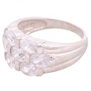 ShopBOB stříbrný prsten se zirkony Ag 6,5 g - 57 | SoNo spol. s r.o.